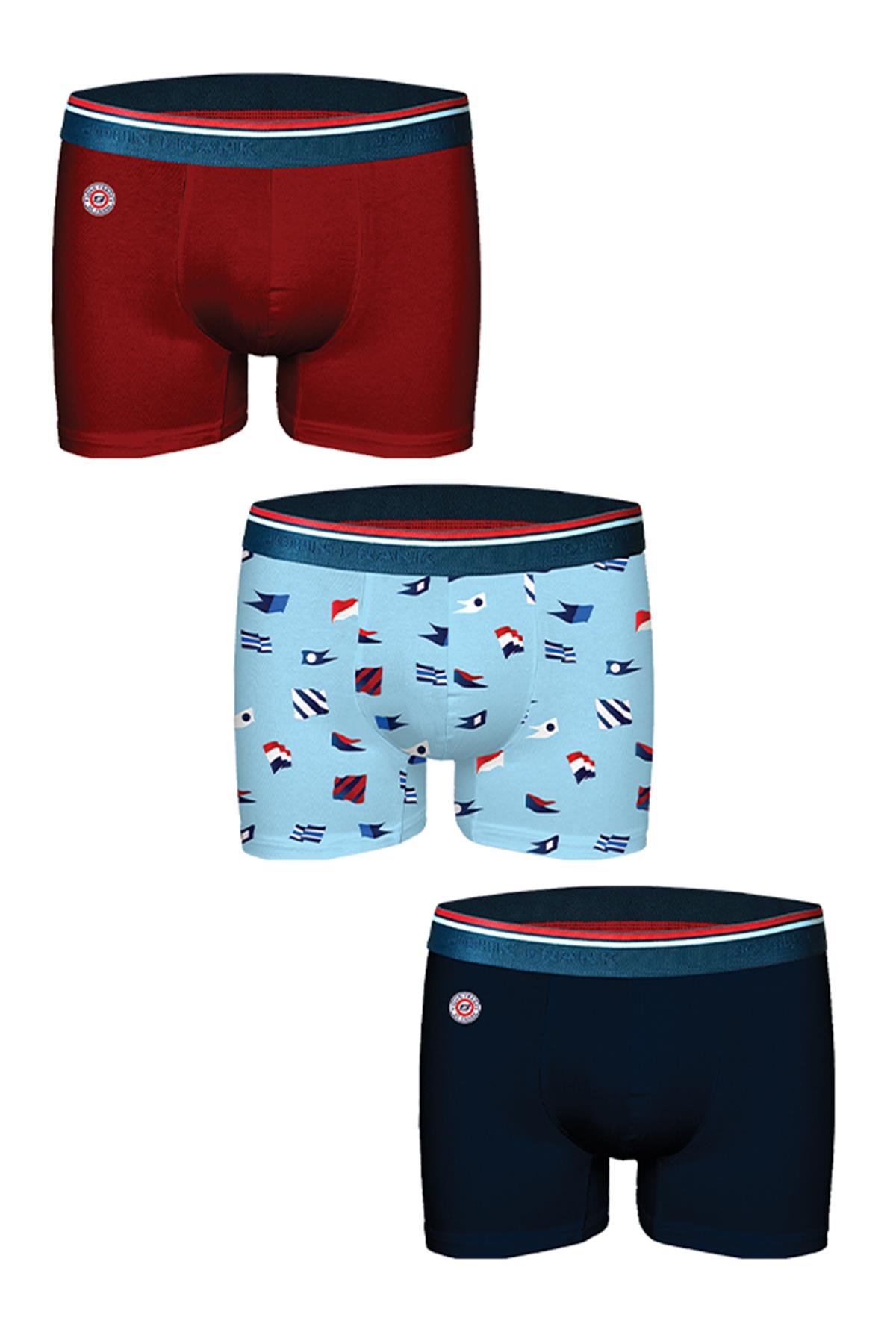 JOHN FRANK ÜÇLÜ MARIN BOXER