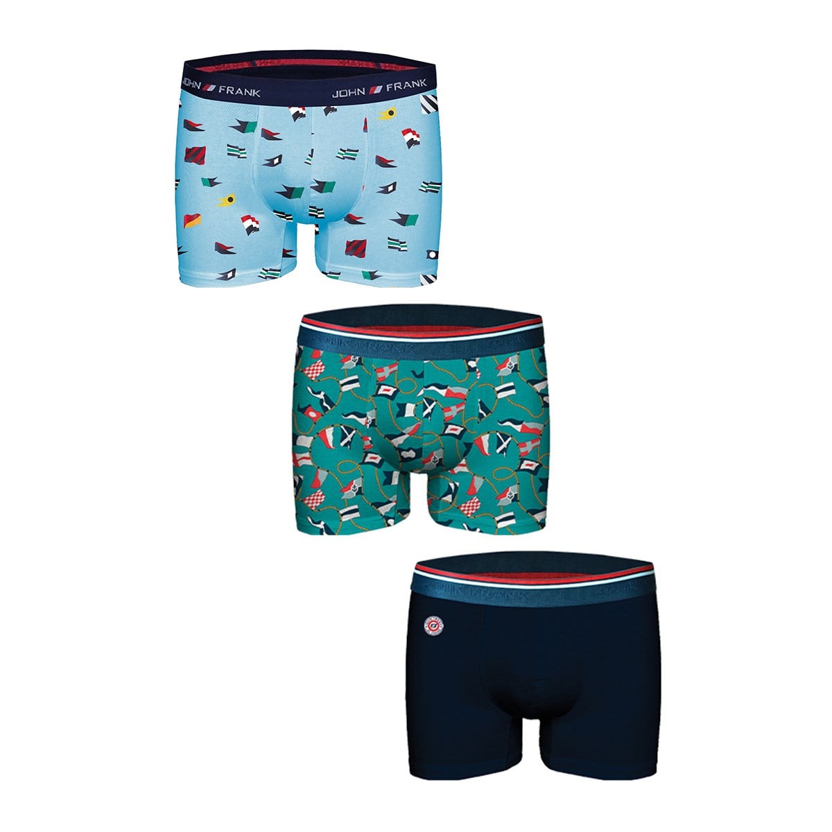 JOHN FRANK ÜÇLÜ MARIN BOXER