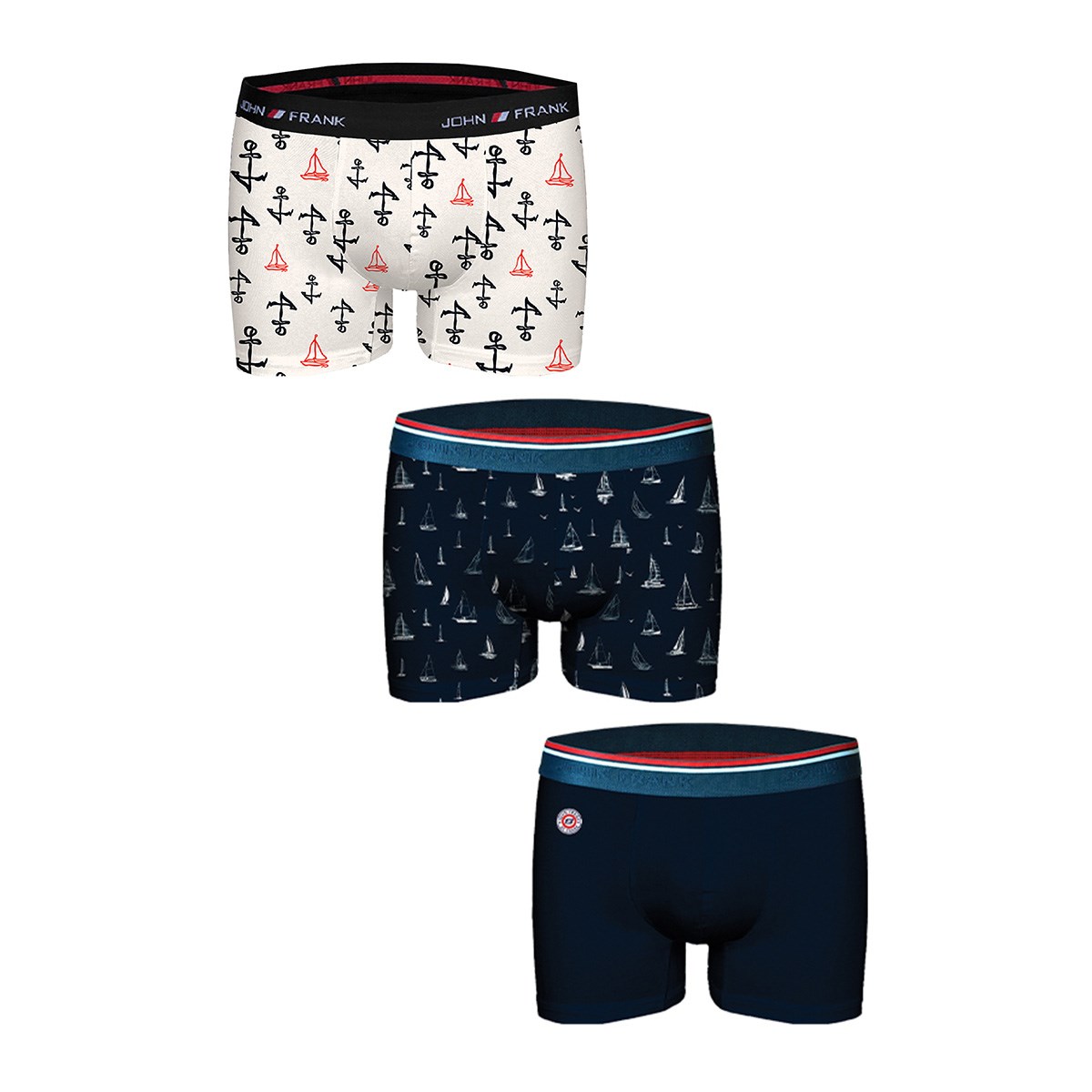 JOHN FRANK ÜÇLÜ MARIN BOXER