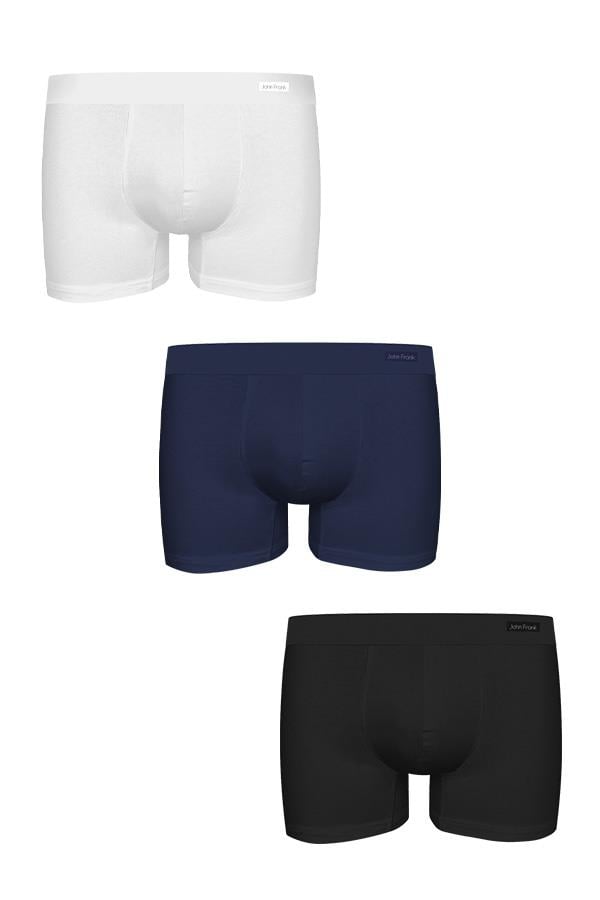 JOHN FRANK ÜÇLÜ NATURAL HIDDEN MODAL BOXER