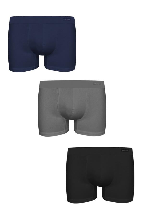 JOHN FRANK ÜÇLÜ NATURAL HIDDEN MODAL BOXER