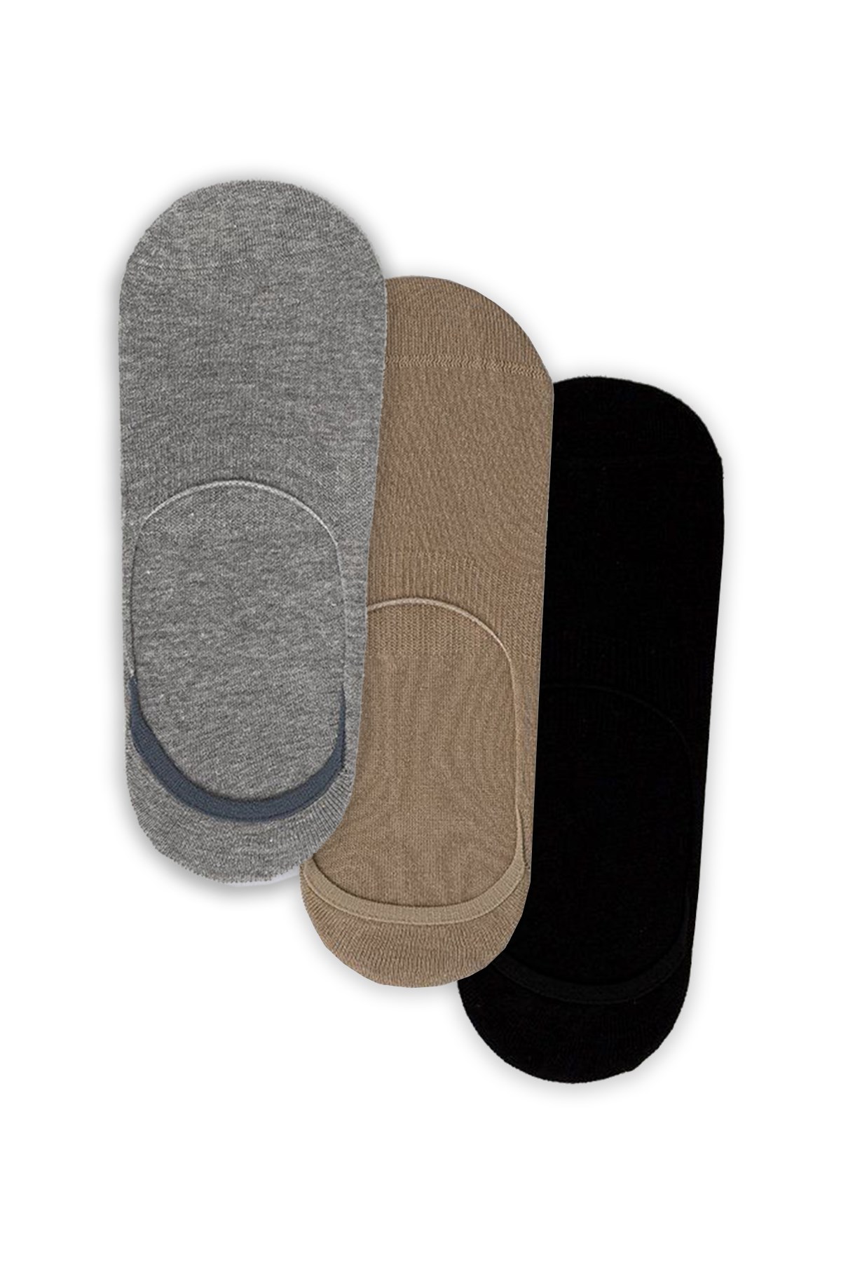 JOHN FRANK ÜÇLÜ NO SHOW ÇORAP MULTICOLOR