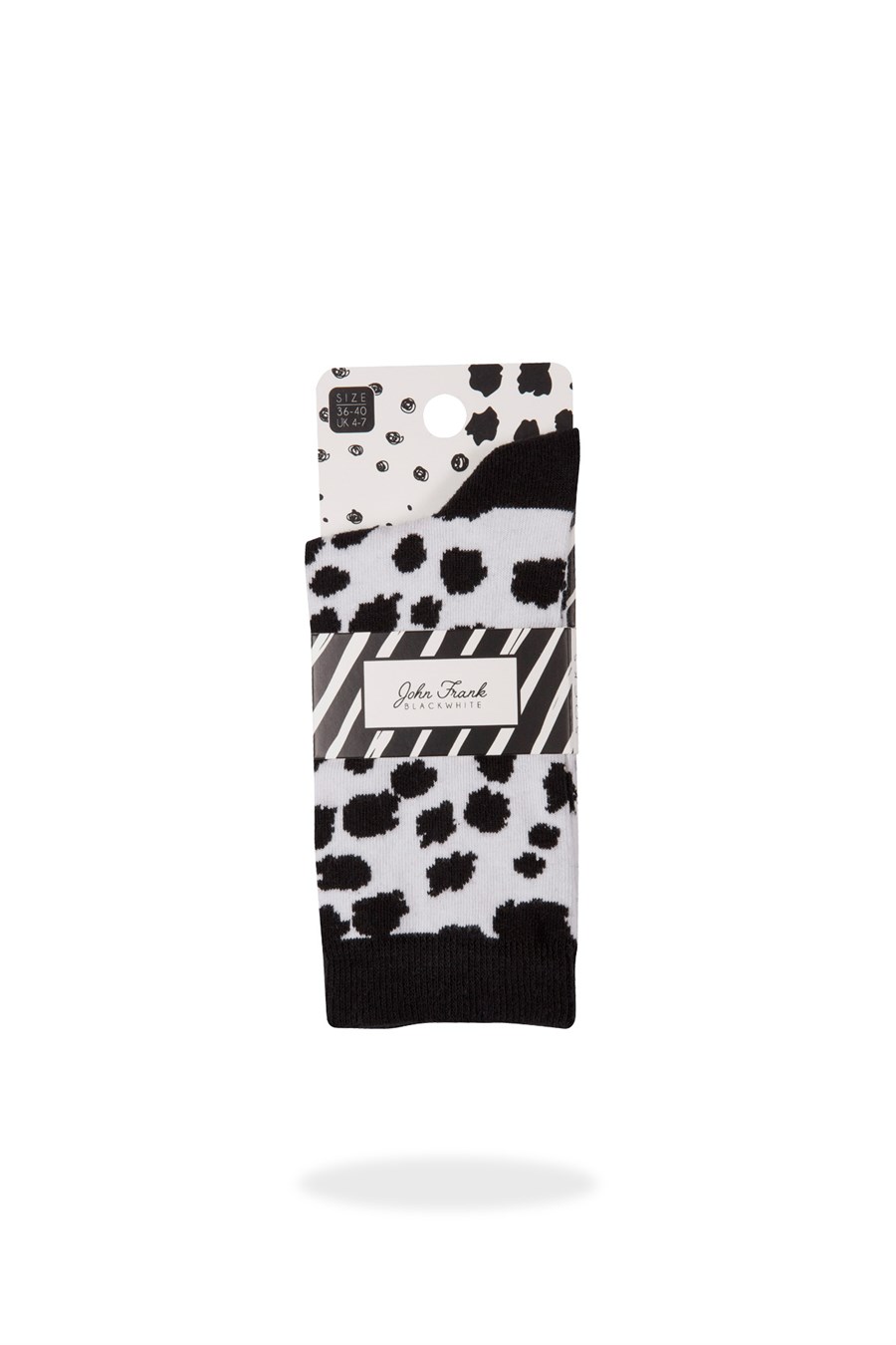 JOHN FRANK W BLACK&WHITE UZUN ÇORAP MULTICOLOR
