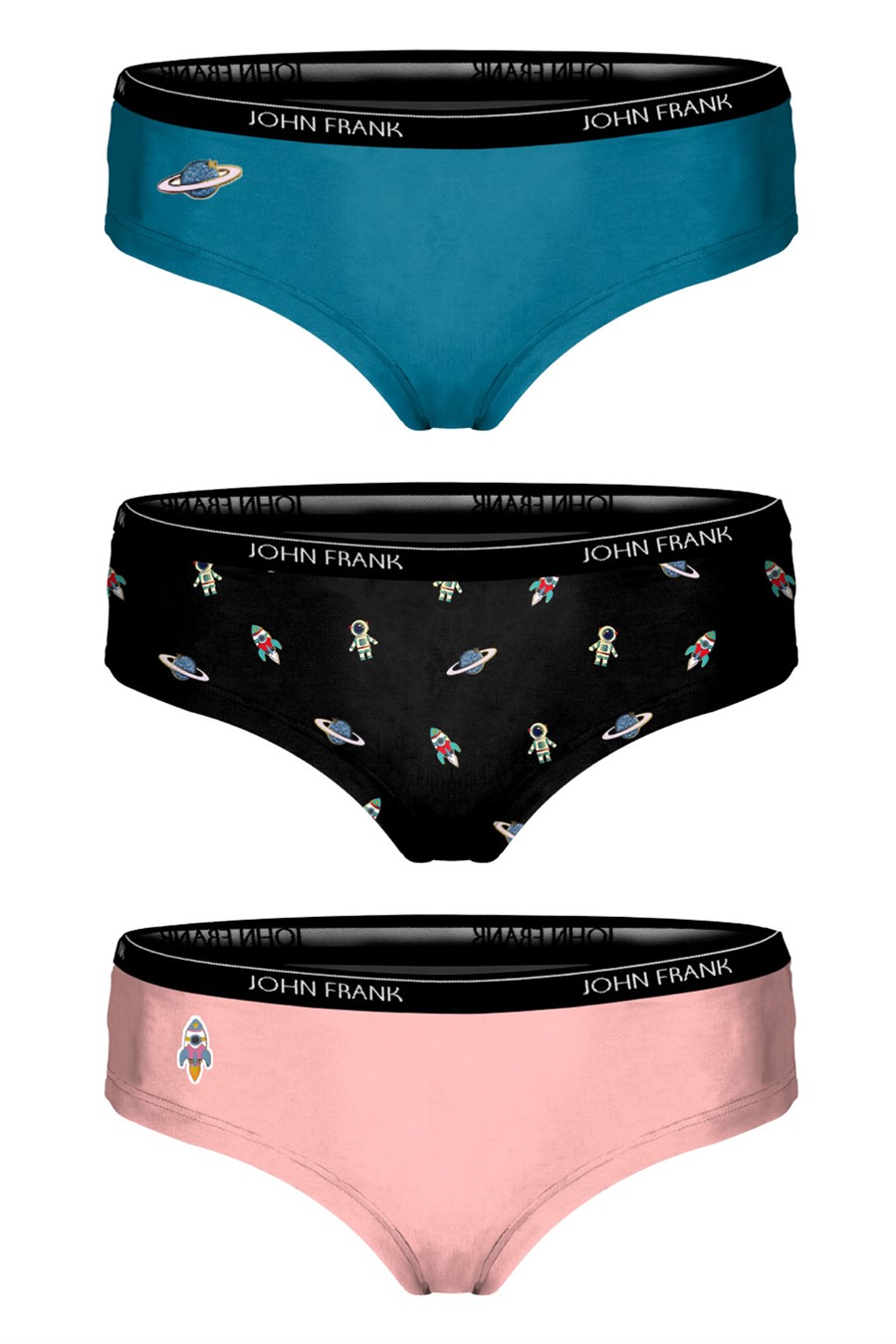 JOHN FRANK WOMEN GOOD VIBES ÜÇLÜ HIPSTER
