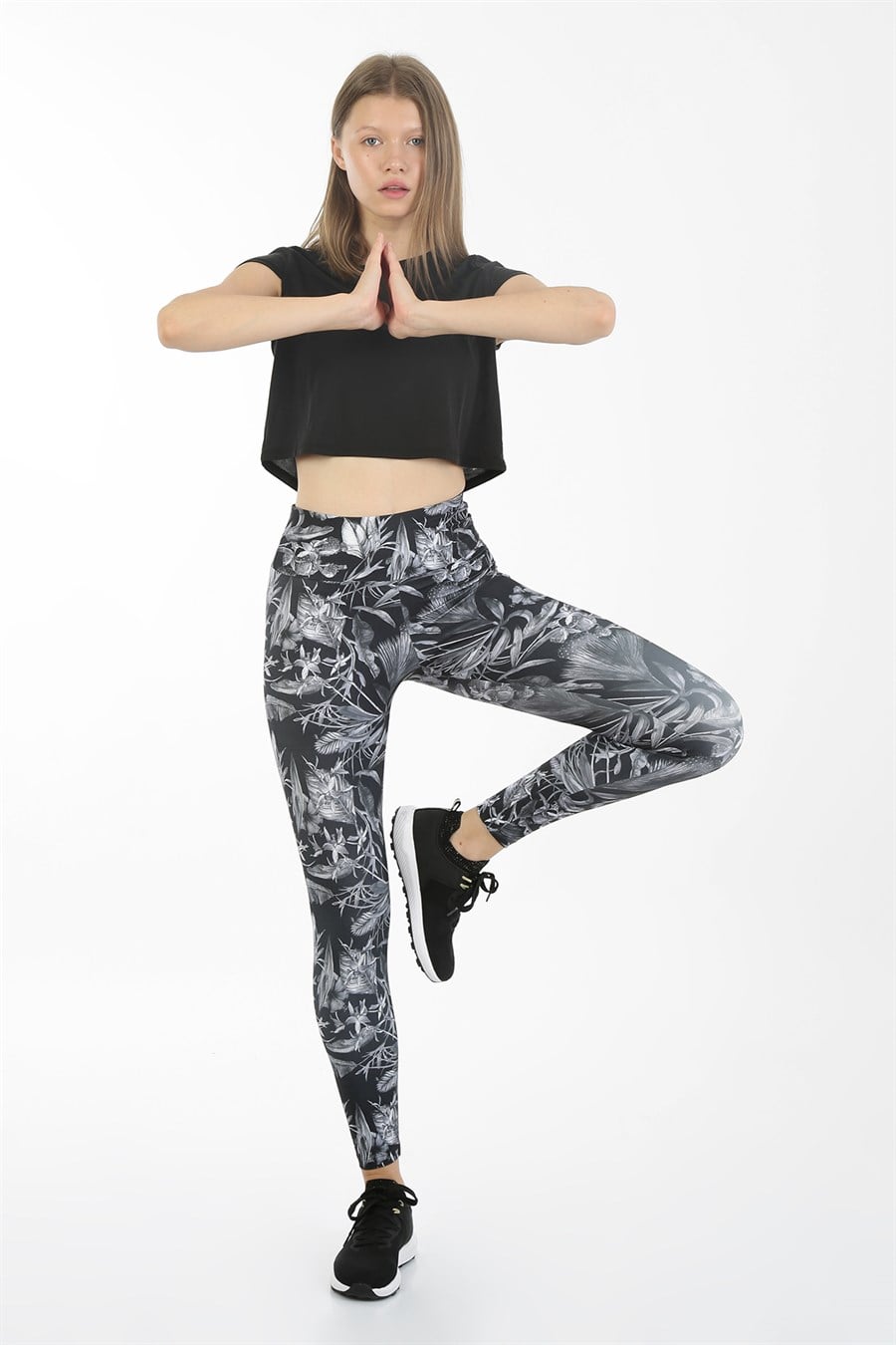 JOHN FRANK WOMEN LEGGING SİYAH