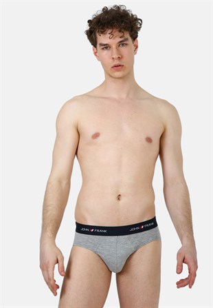 JOHN FRANK BASIC SLIP GRİ MELANJ