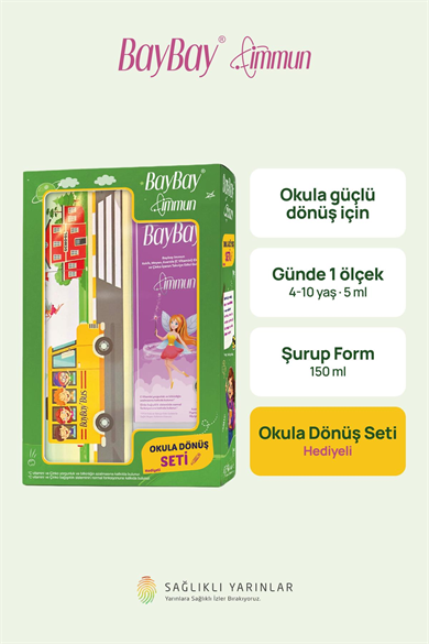 BayBay Immun Okula Dönüş Seti Hediyeli Kofre