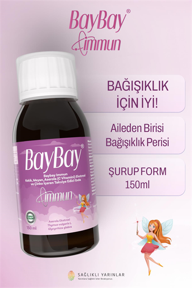 Immun Kekik, Meyan, Aserola (C Vitamini) Ekstresi ve Çinko İçeren Takviye Edici Gıda