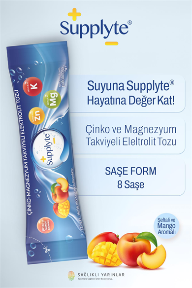 Supplyte Şeftali - Mango Aromalı  Saşe 12,2 g