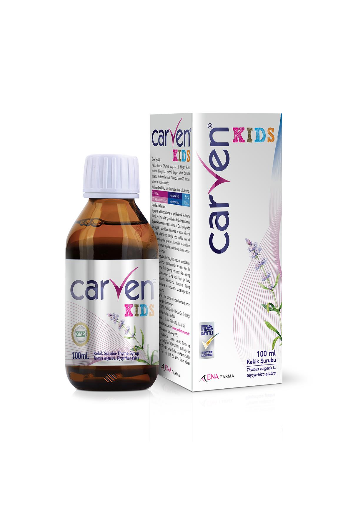Carven Kids 100 ml Kekik İçeren TEG