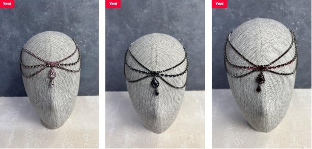 En Trend Alınlık Modelleri 2026 | Gelin Saç Aksesuarları