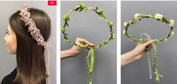 Kuru Çiçekli Taç Modelleri: Gelin ve Özel Günler İçin En Zarif Seçenekler