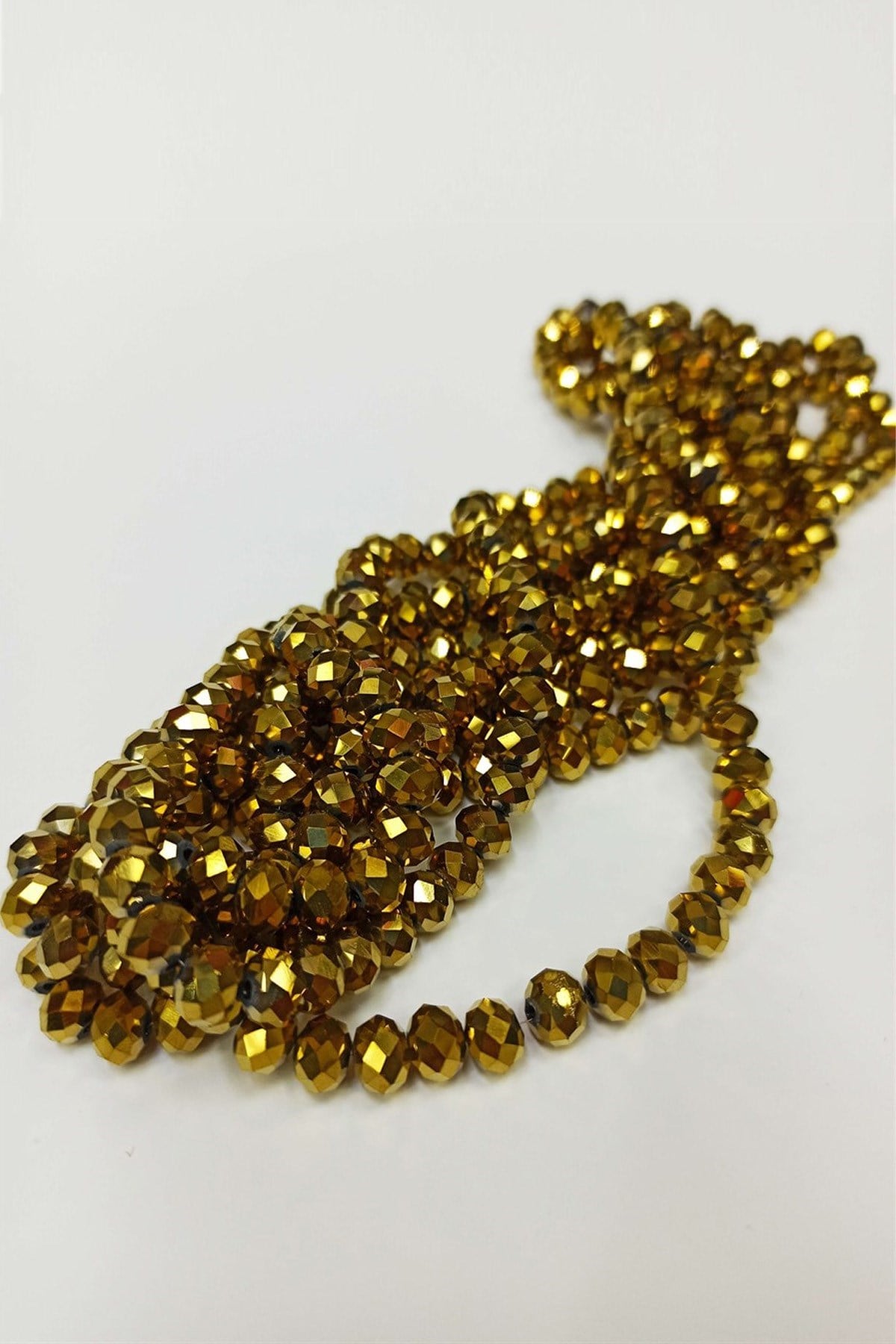 Altın Sarısı Kristal Boncuk 8 Mm