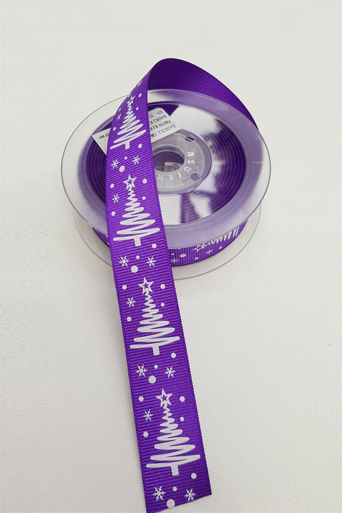 Ametist Renk Yılbaşı Grogren Kurdele 2,5 cm