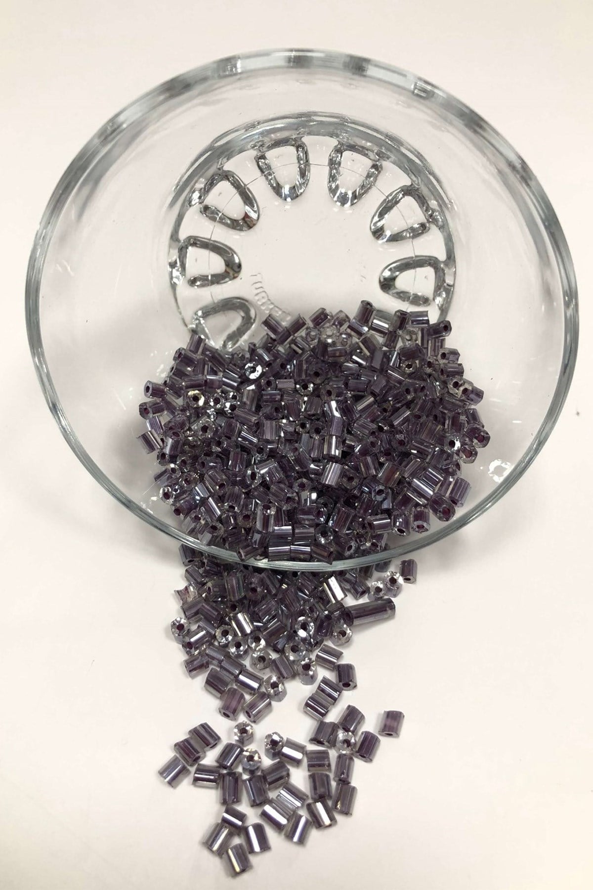 Antrasit Mor Kesme Boncuk (2-2,5mm)