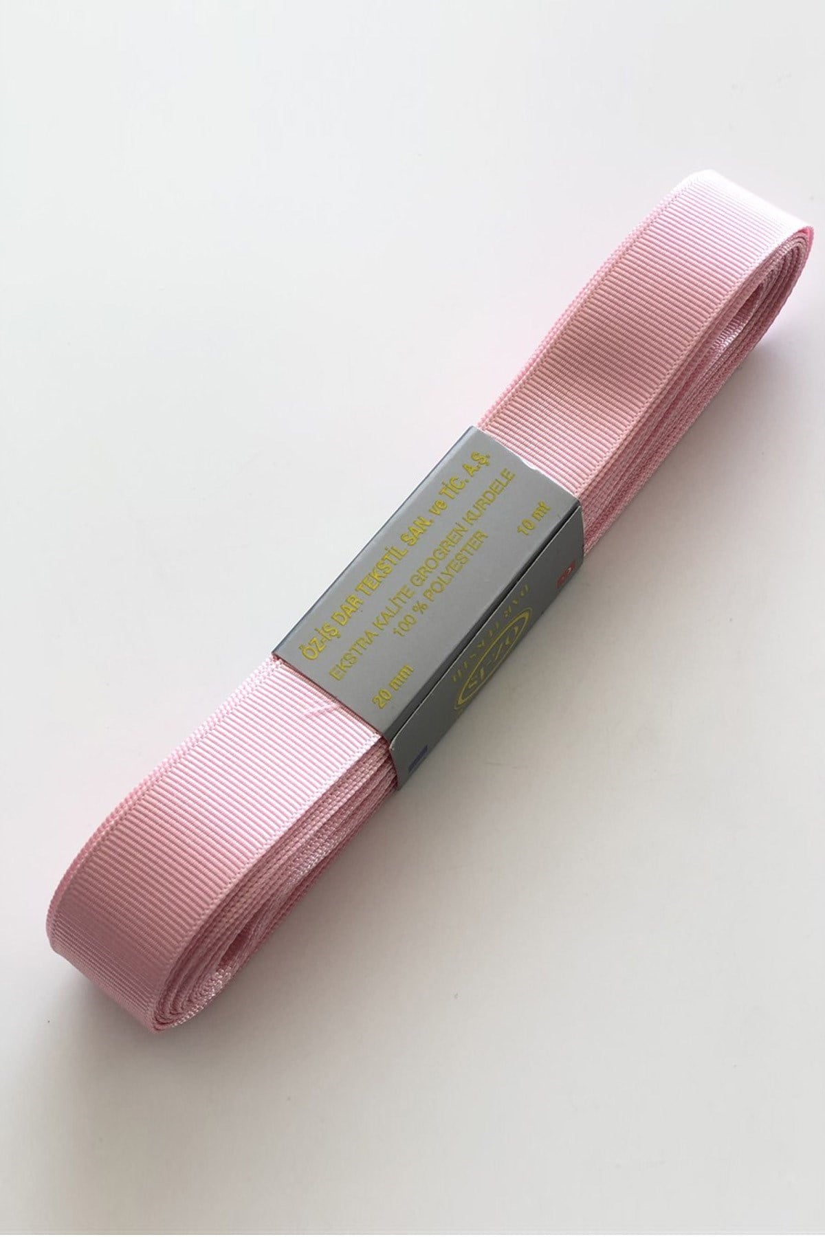 Bebe Pembe Grogren Kurdele 2 cm 10 mt