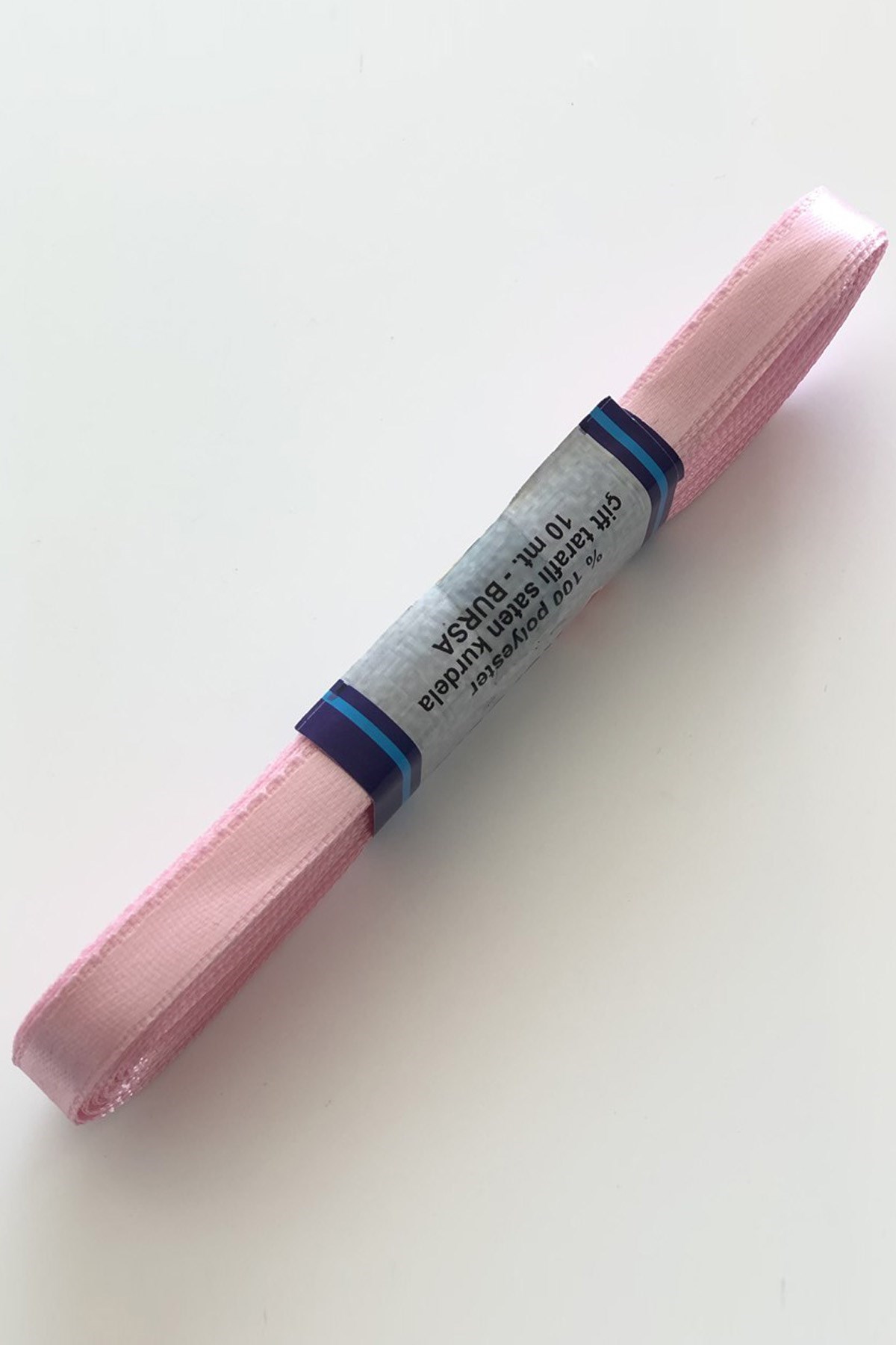 Bebe Pembe Renk Saten Kurdele 1 cm