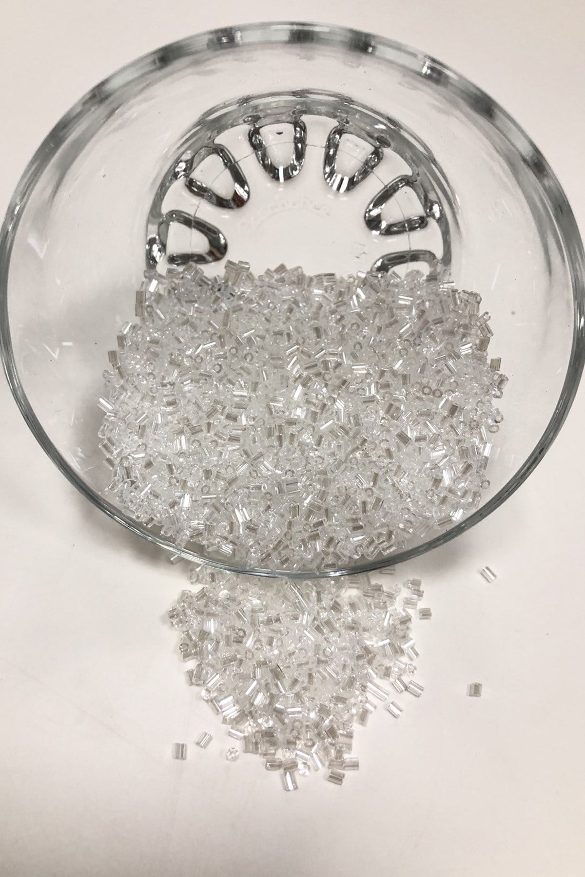 Beyaz Rengi Kesme Boncuk 50 gr