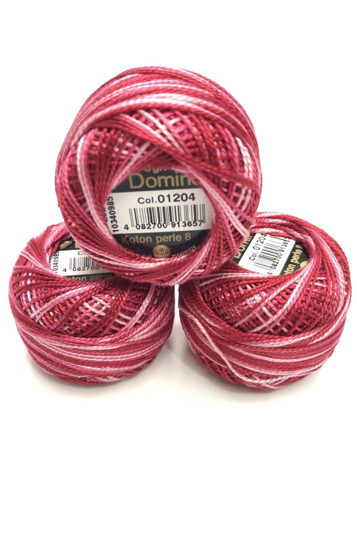 Coats Domino Koton Perle No:8 Nakış Ipi 01204 (1 adet )