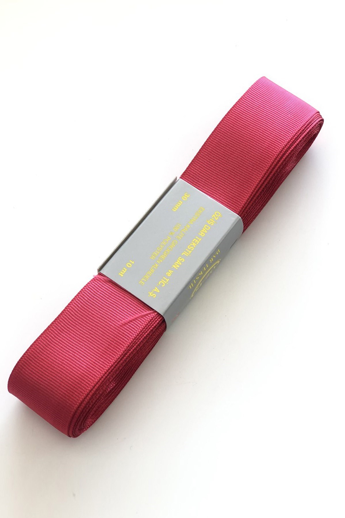 Fuşya Grogren Kurdele 3 cm 10 mt