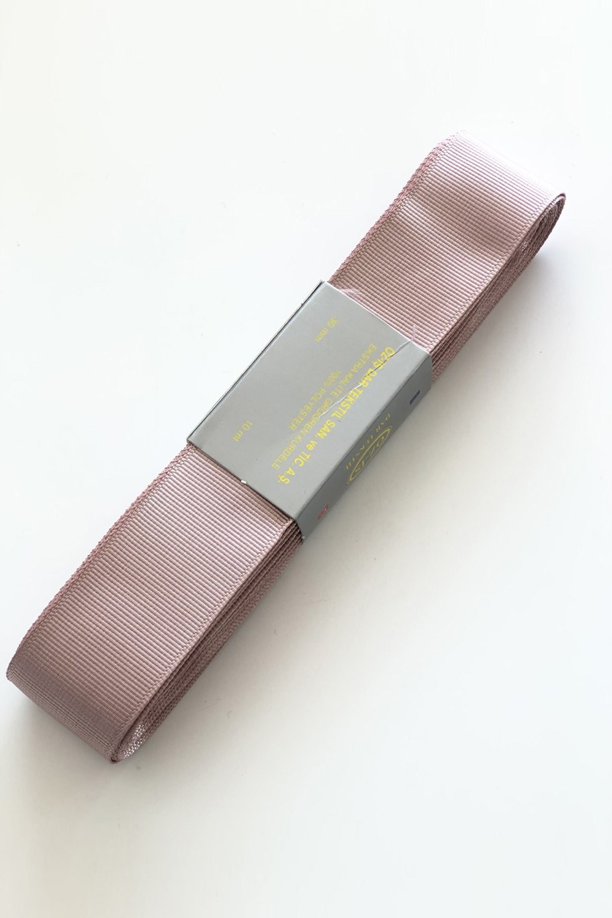 Koyu Pudra Grogren Kurdele 3 cm 10 mt