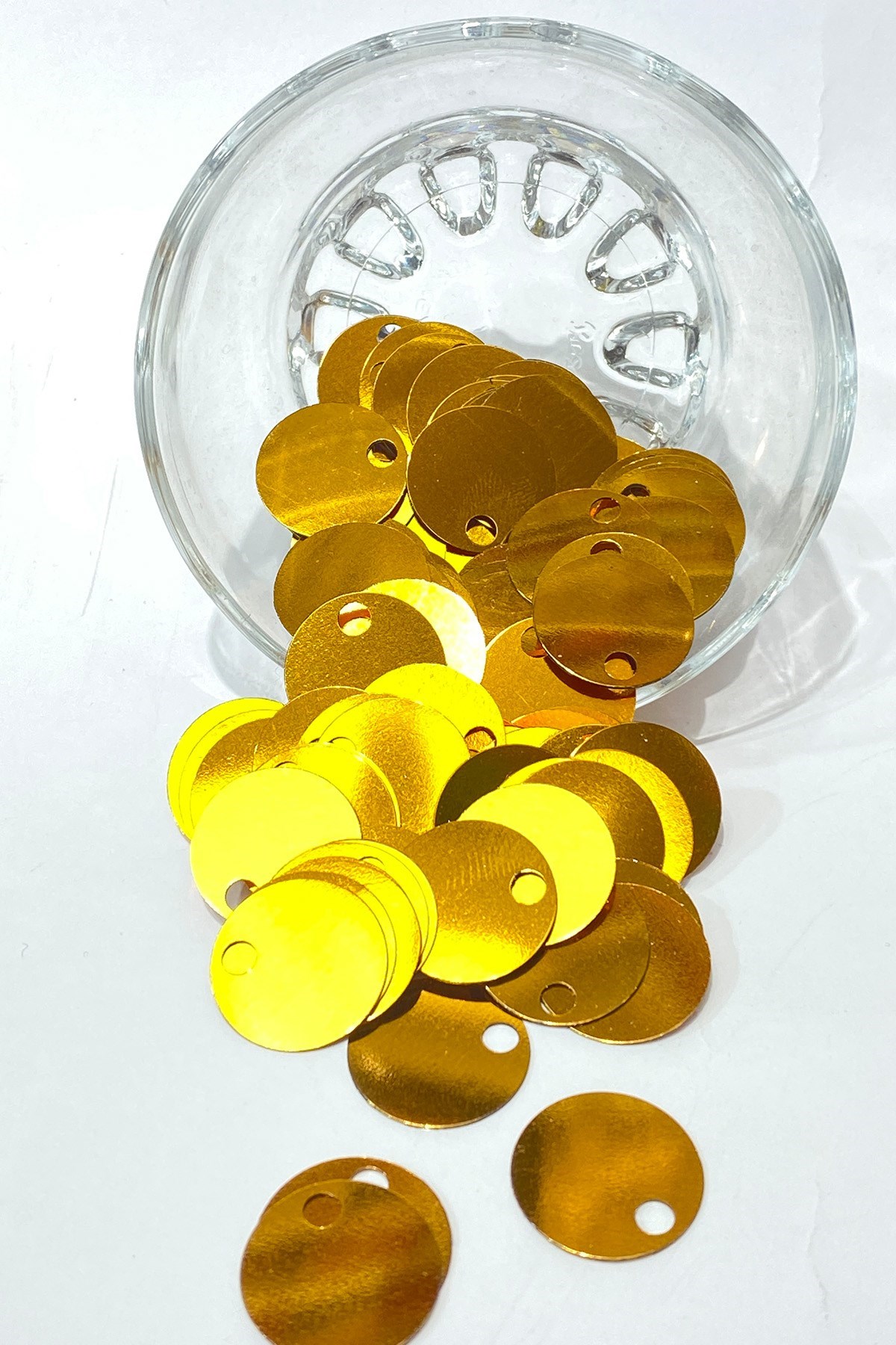 Koyu Sarı Patik ve Çanta Pulu 20 mm