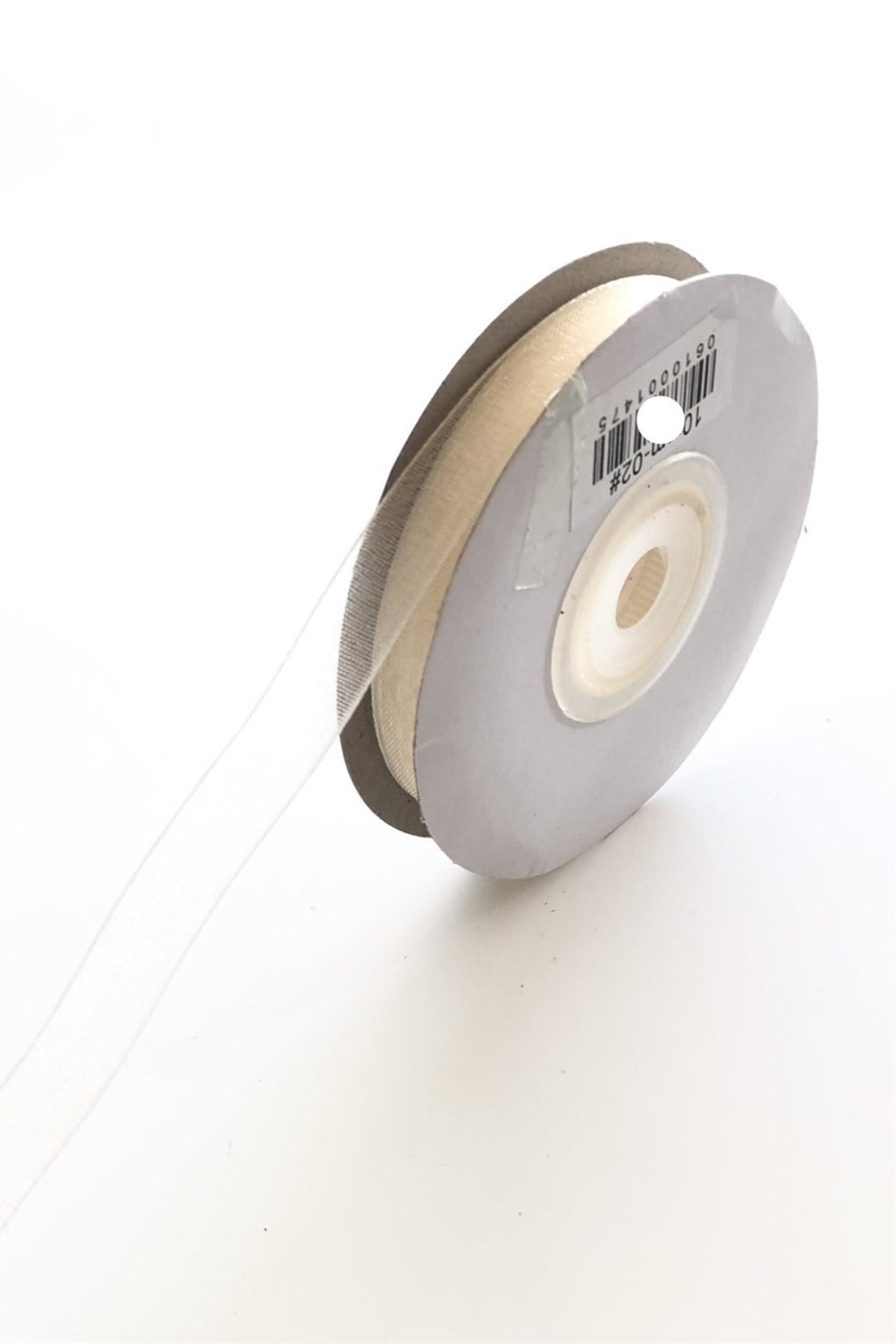 Krem Renk Organze Kurdele 1 cm