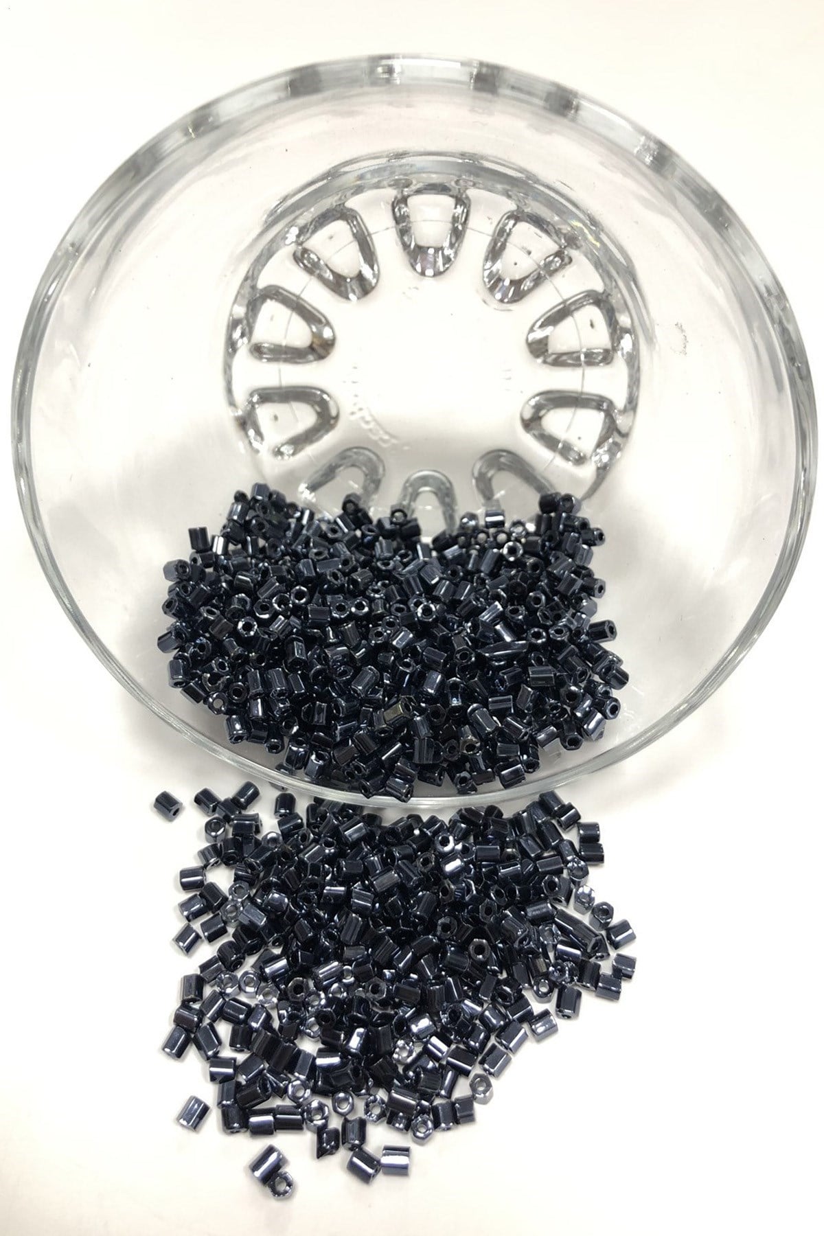 Lacivert İri Kesme Boncuk (2-2,5mm)