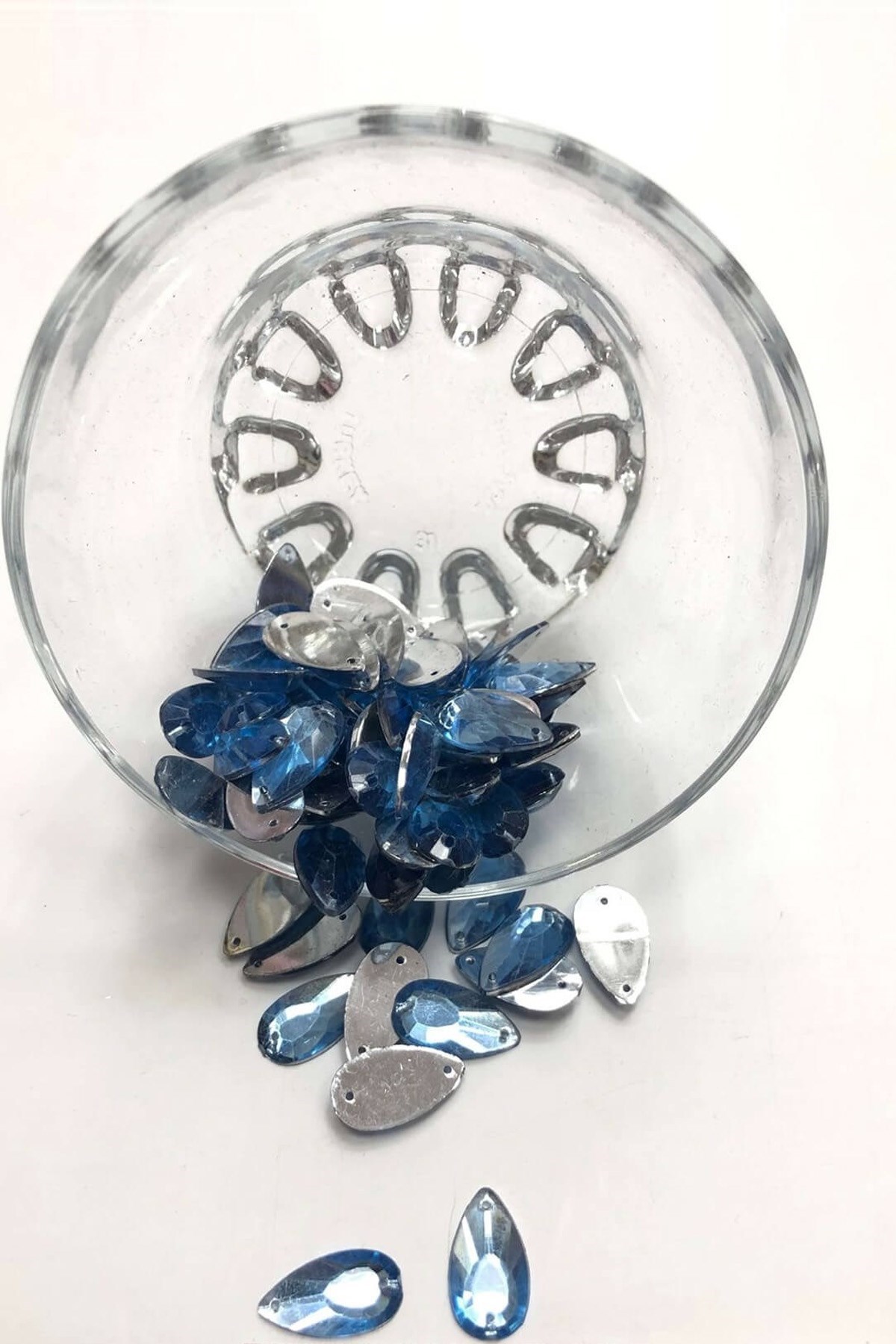 Mavi Damla Plastik Dikme Taş 20 gr
