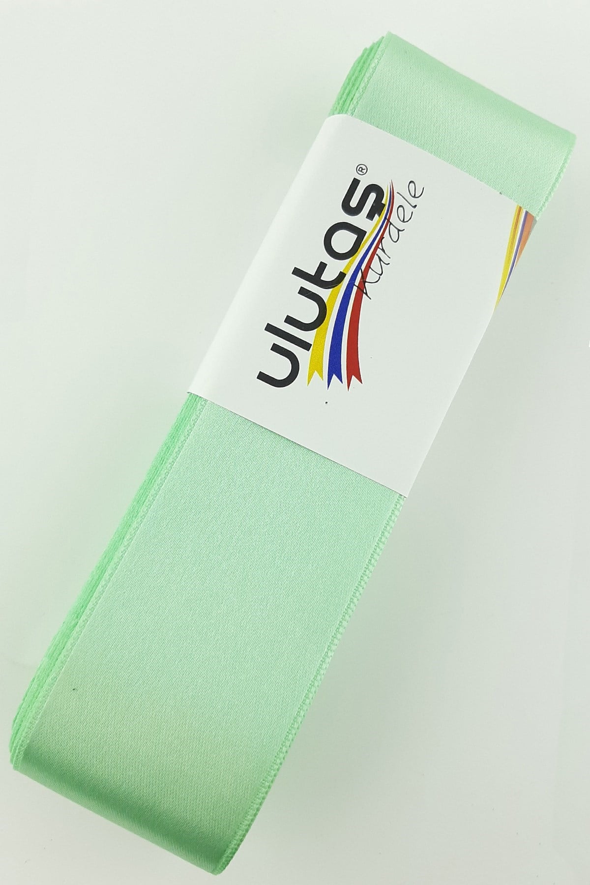 Mint Yeşili Saten Kurdele 4 cm 10 mt