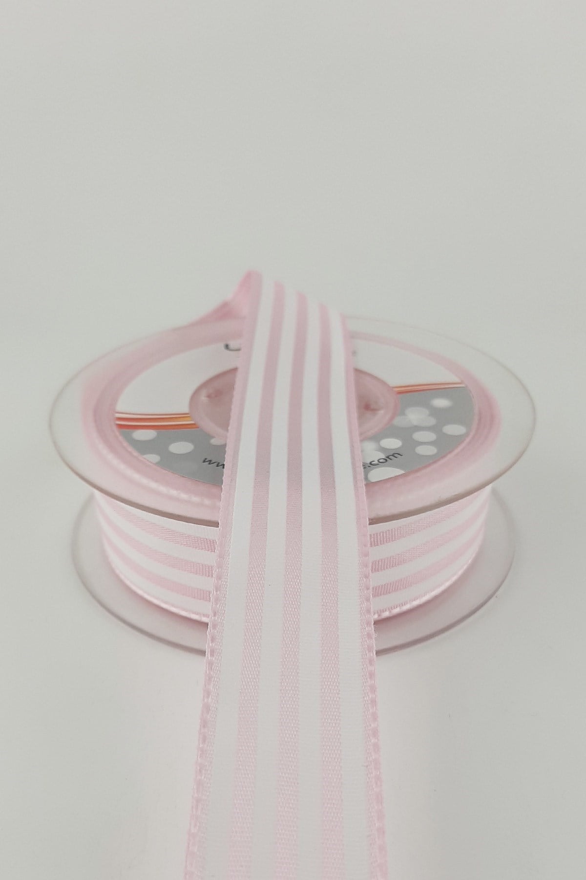 Pembe Çizgili Tafta Kurdele 20 mt
