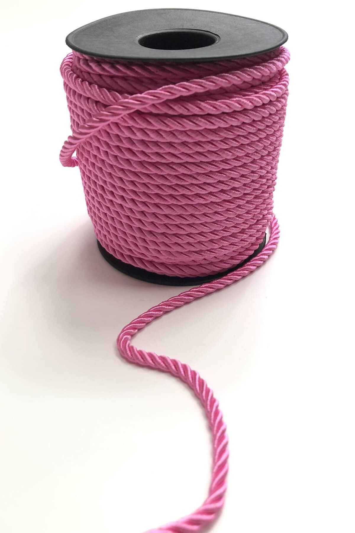 Pembe Kordon İp 4 mm 1 mt