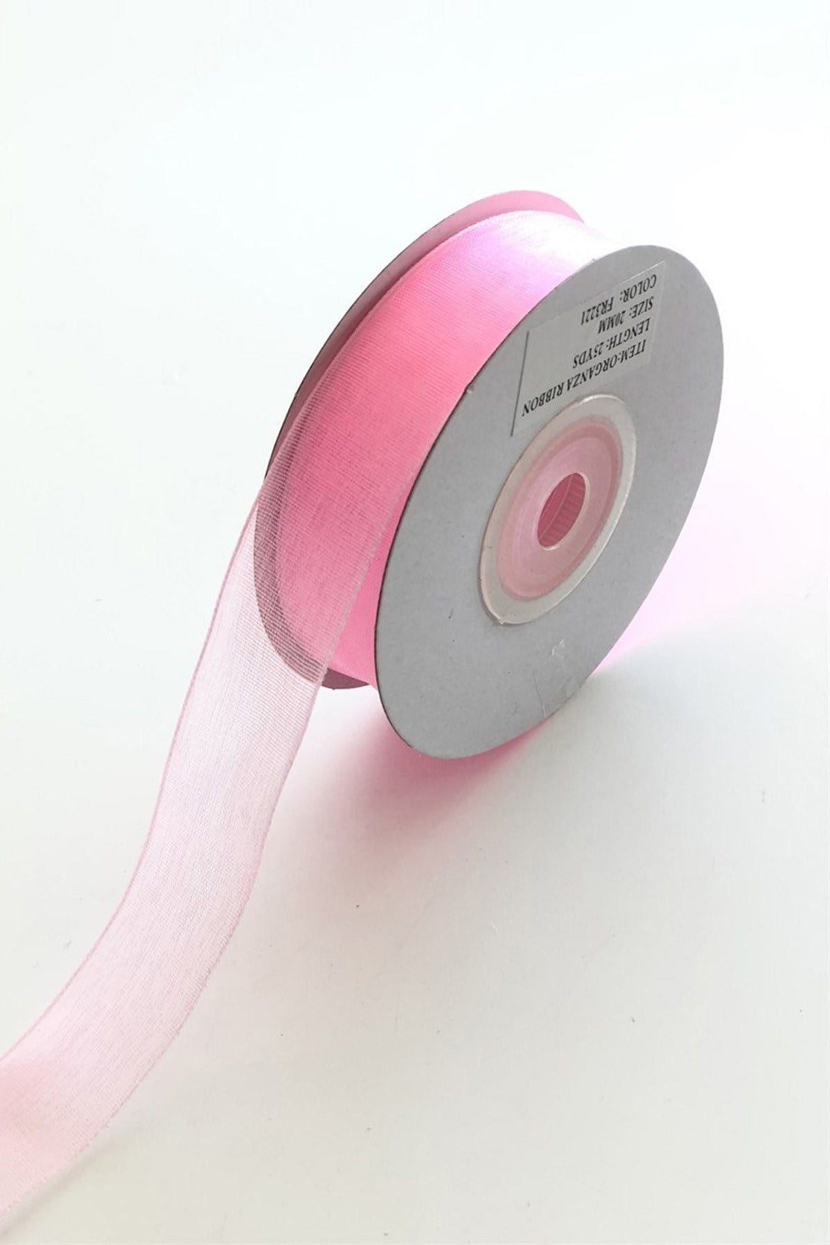 Pembe Organze Kurdele 2 cm