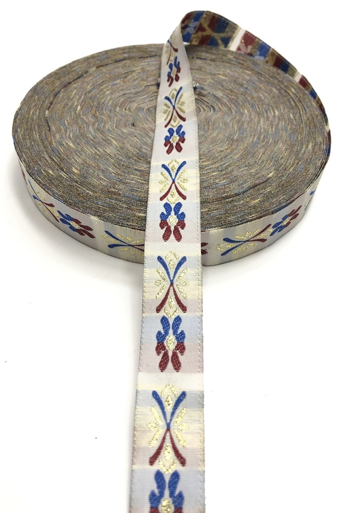 Renkli Desenli Baskılı Kurdele 2 cm