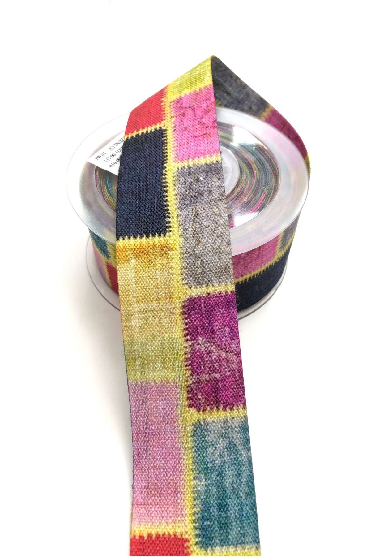 Renkli Desenli Koton Kurdele 4 cm 1 mt