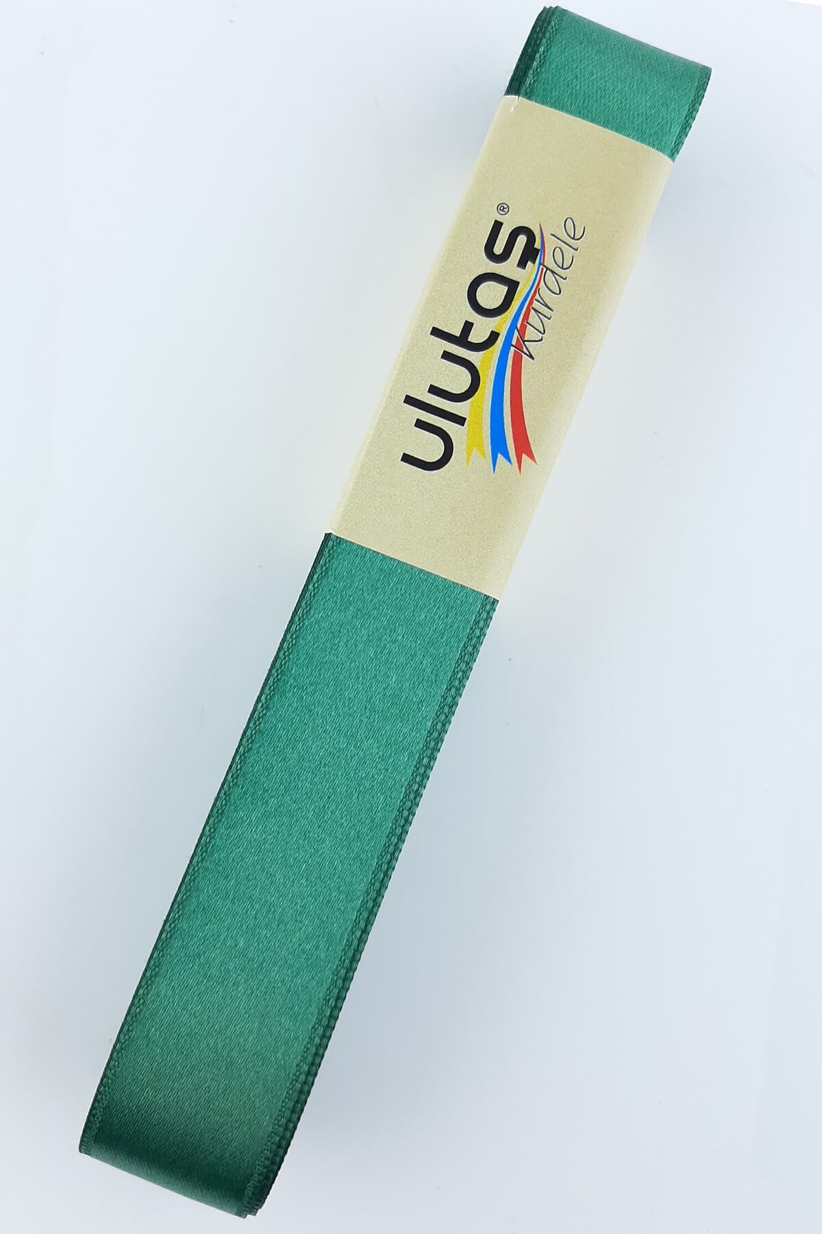 Saten Koyu Yeşil Kurdele 2 cm 10 mt