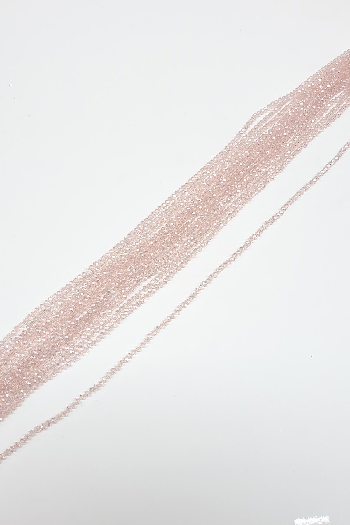 Şeffaf Pudra Kristal Boncuk 4 Mm