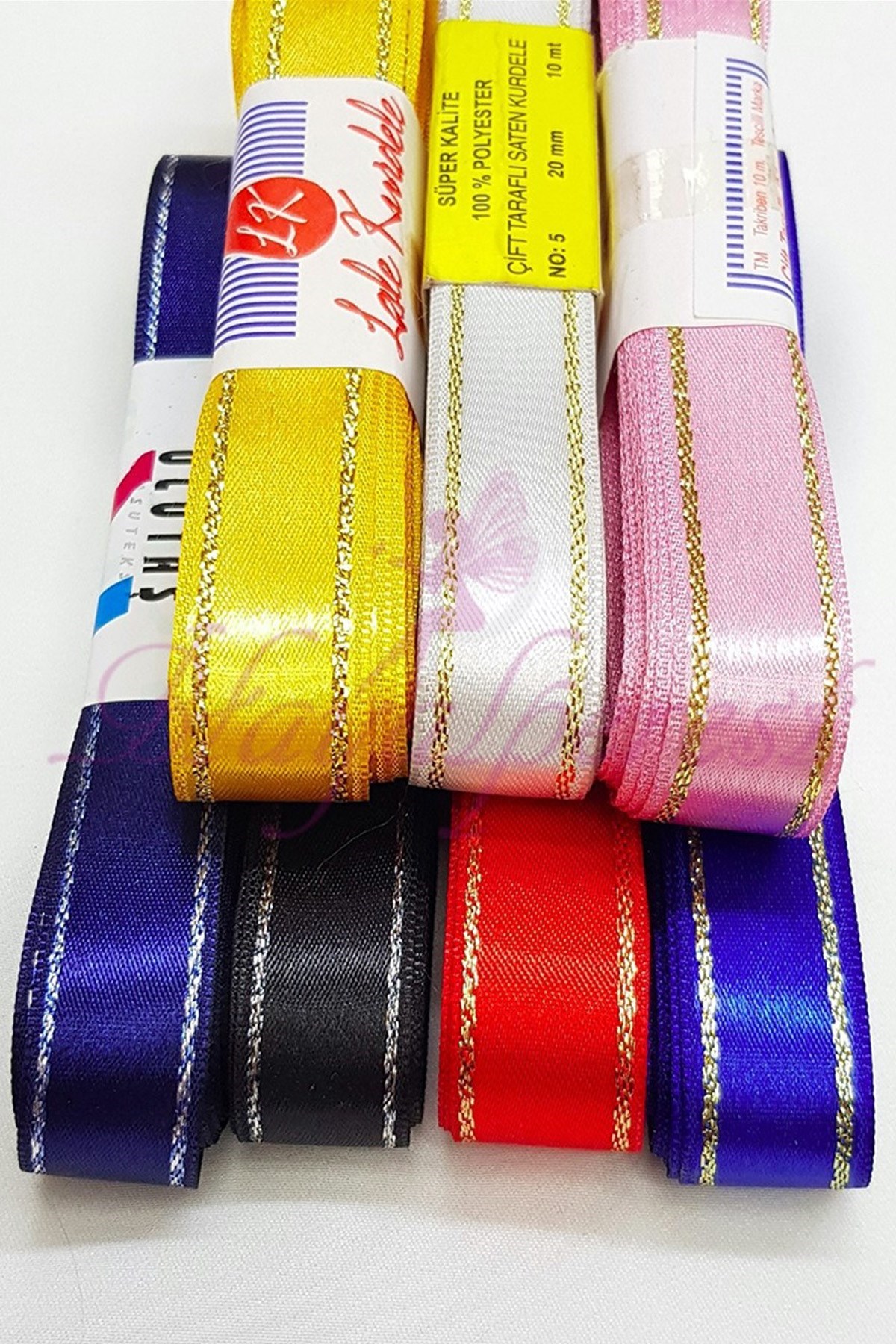Simli Saten Kurdele 2Cm