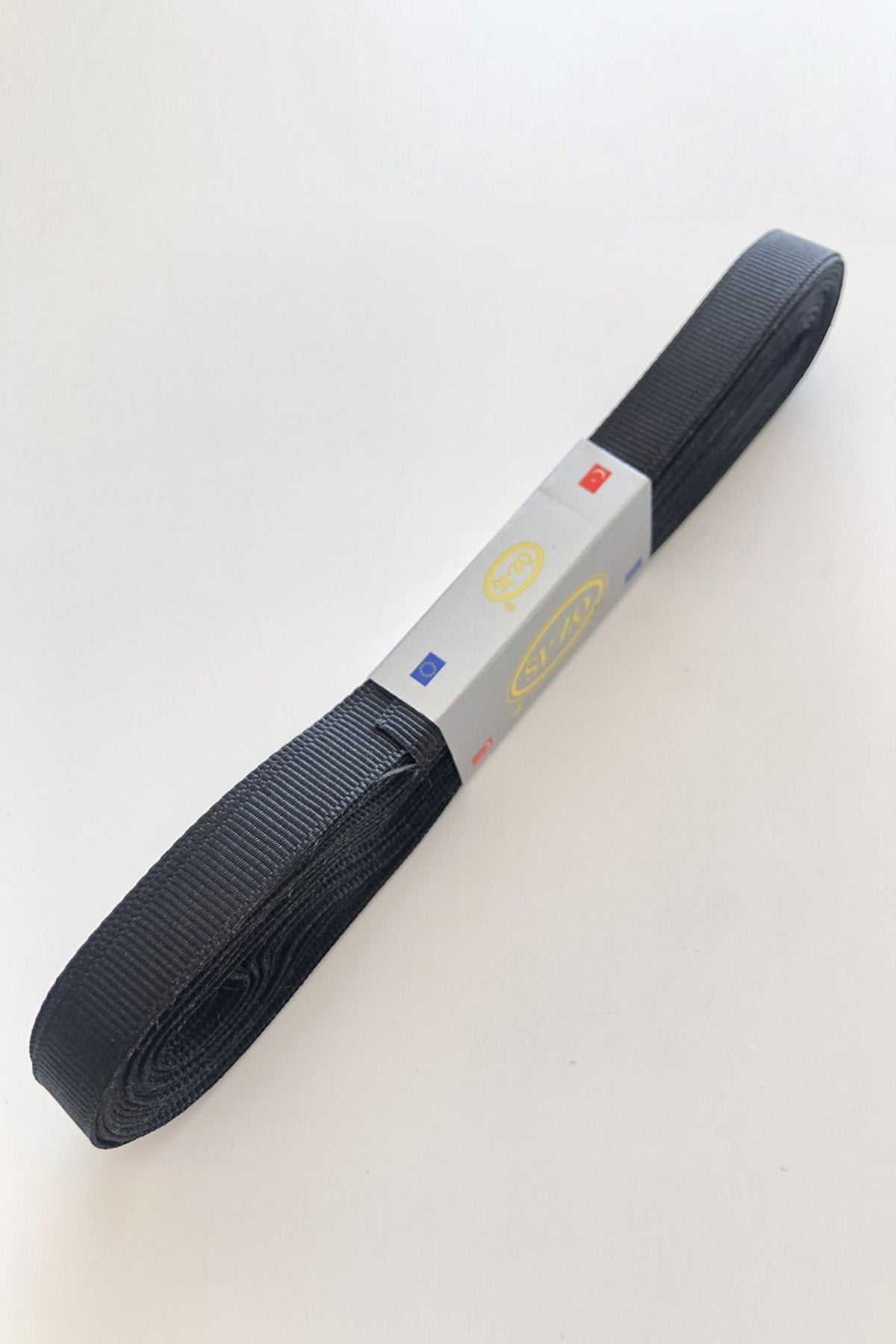 Siyah Grogren Kurdele 1 cm 10 mt