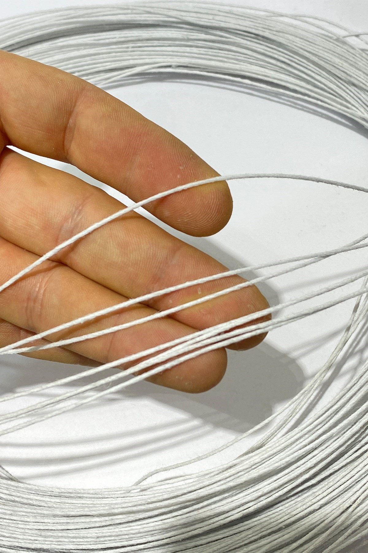 Taç Ve Çiçek Teli-İp Sargılı Metal Tel 1 mm 10 Metre