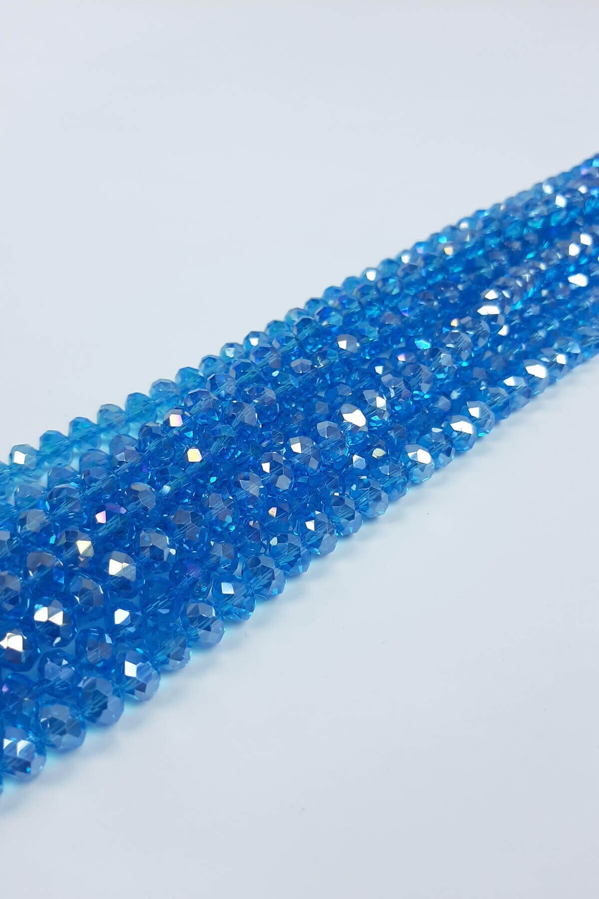 Turkuaz Kristal Boncuk 8 mm