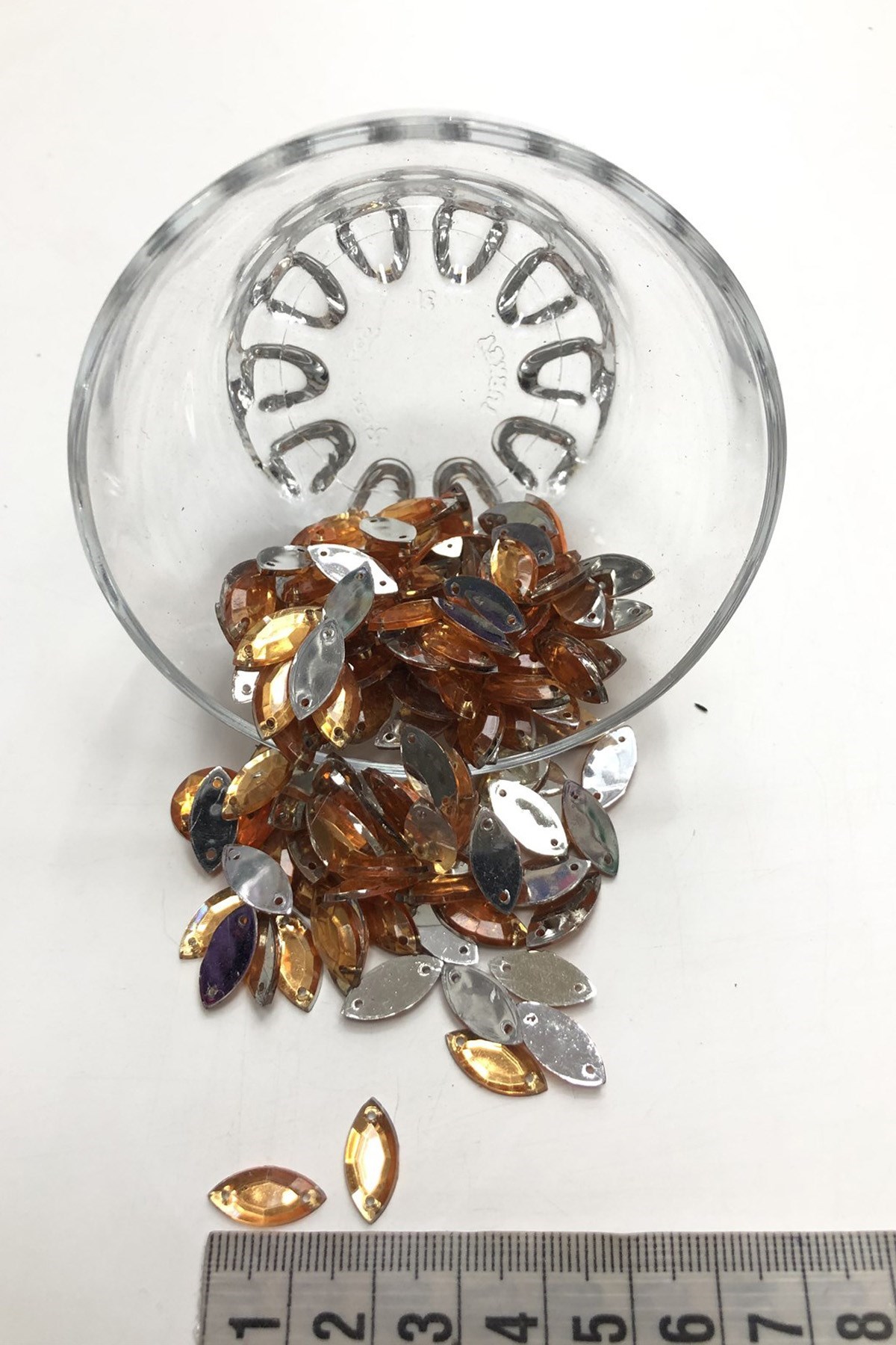 Turuncu Plastik Mekik Dikme Taş 20 gr