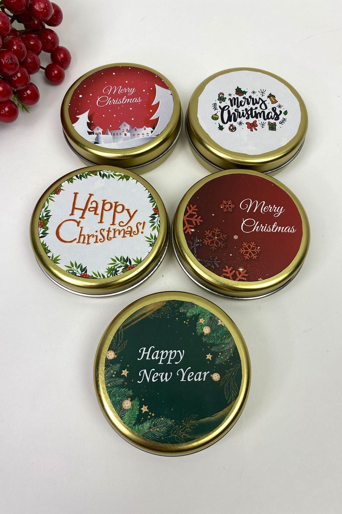 Yılbaşı Özel Gold 5li Set