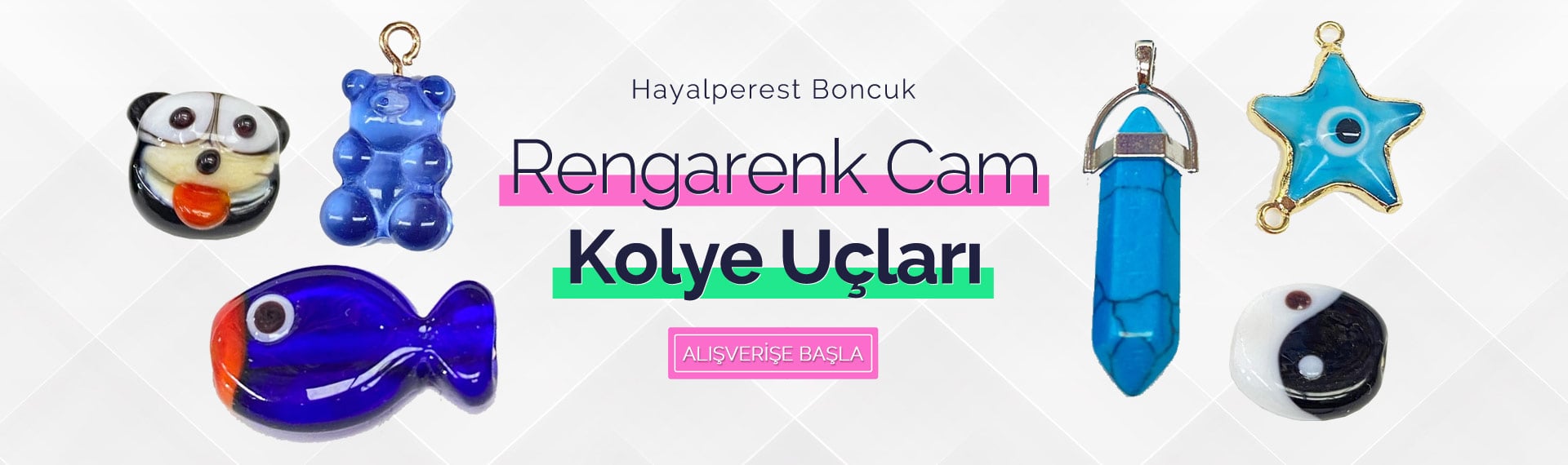 Cam Kolye Uçları