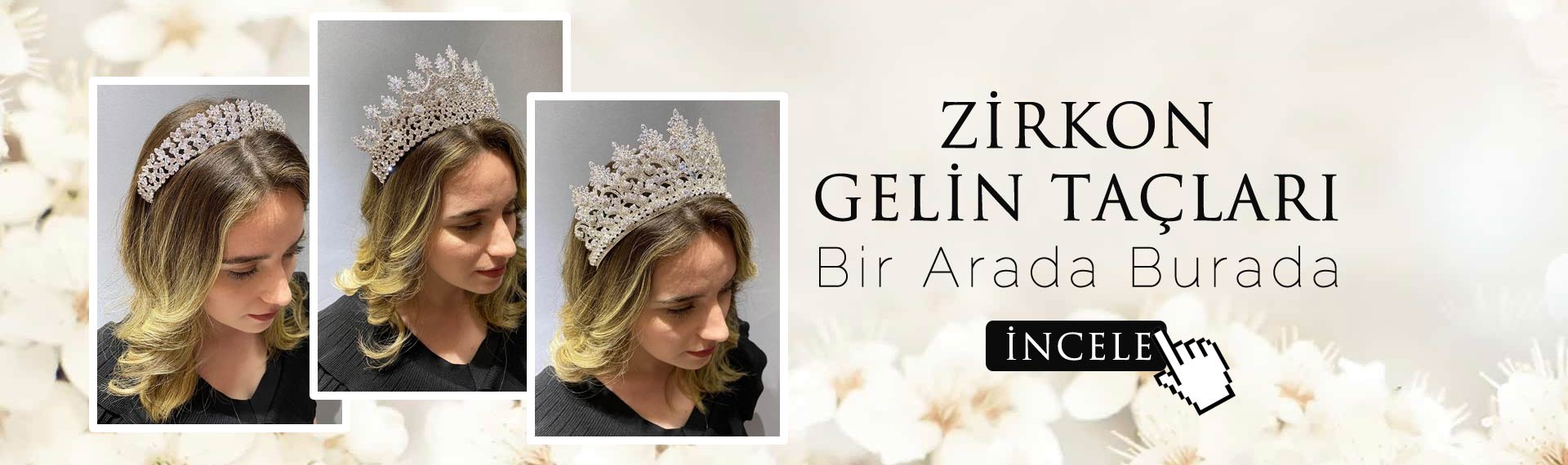 Zirkon Gelin Taçları