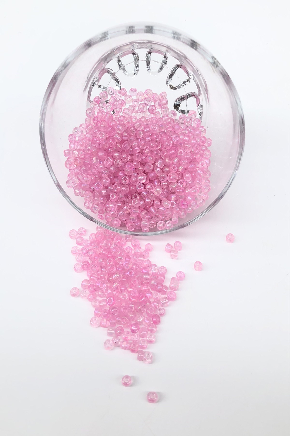 Açık Lila Pembe Kum Boncuk 4 mm