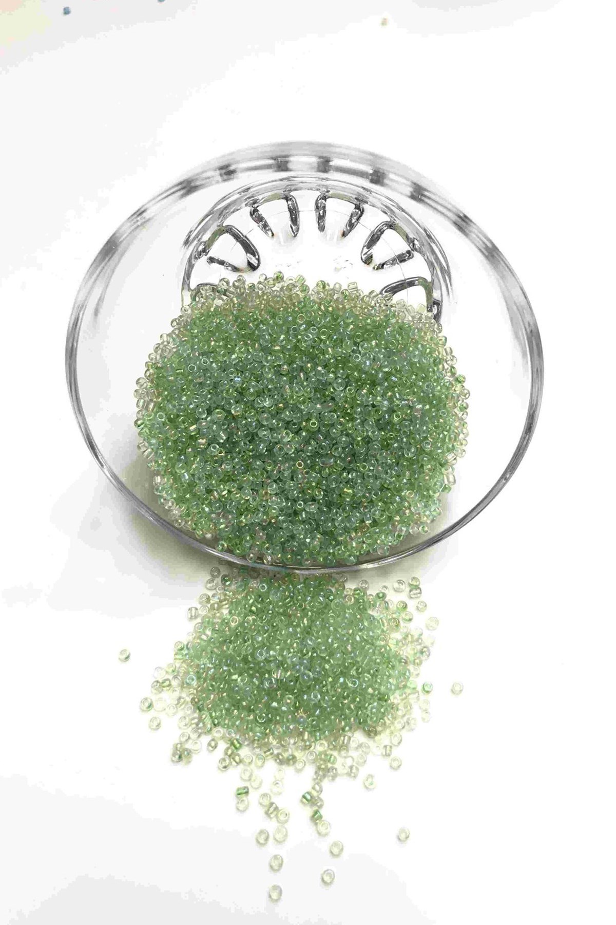 Açık Mint Yeşili Kum Boncuk 2 mm 50 gr