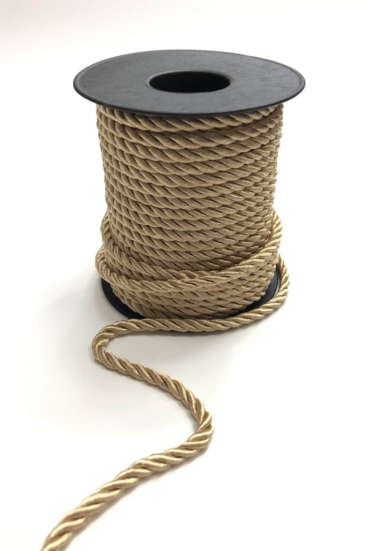 Açık Vizon Kordon İp 4 mm 1 mt