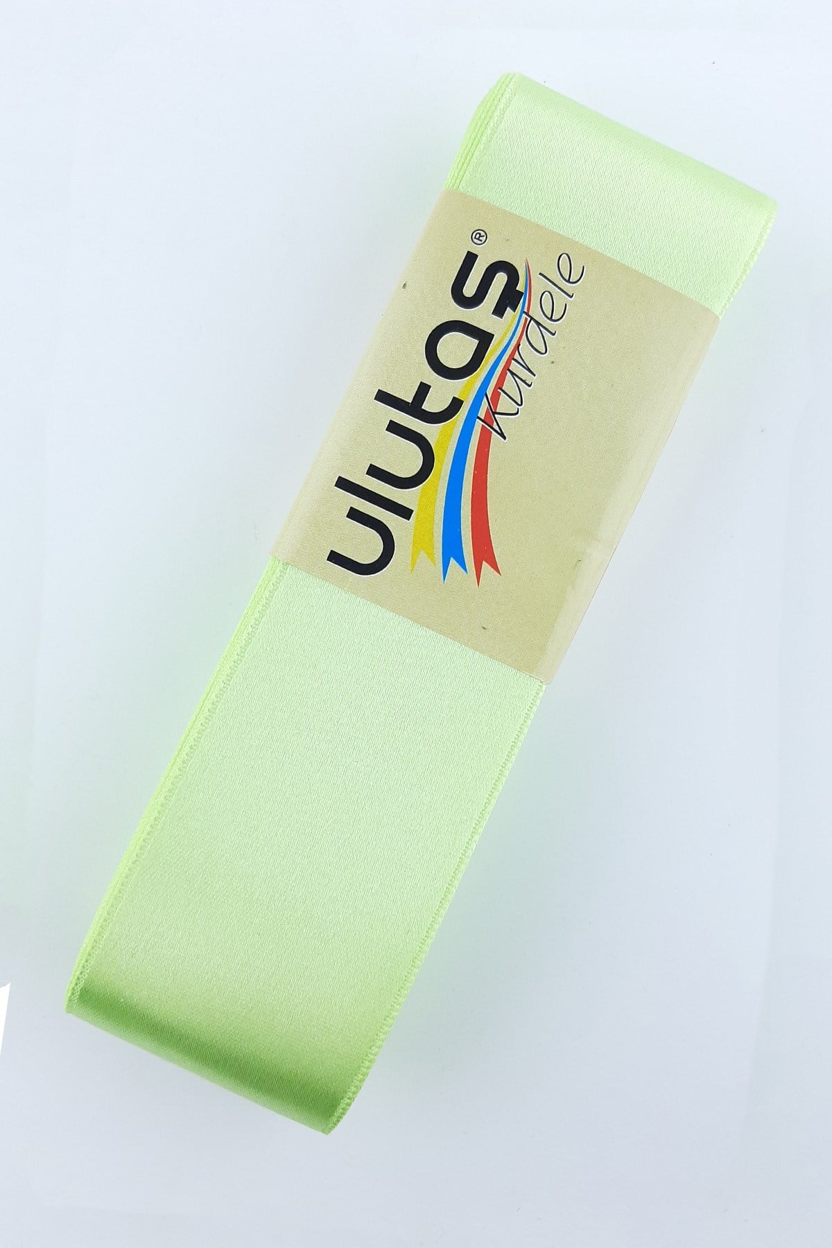 Açık Yeşil Saten Kurdele 4 cm 10 mt