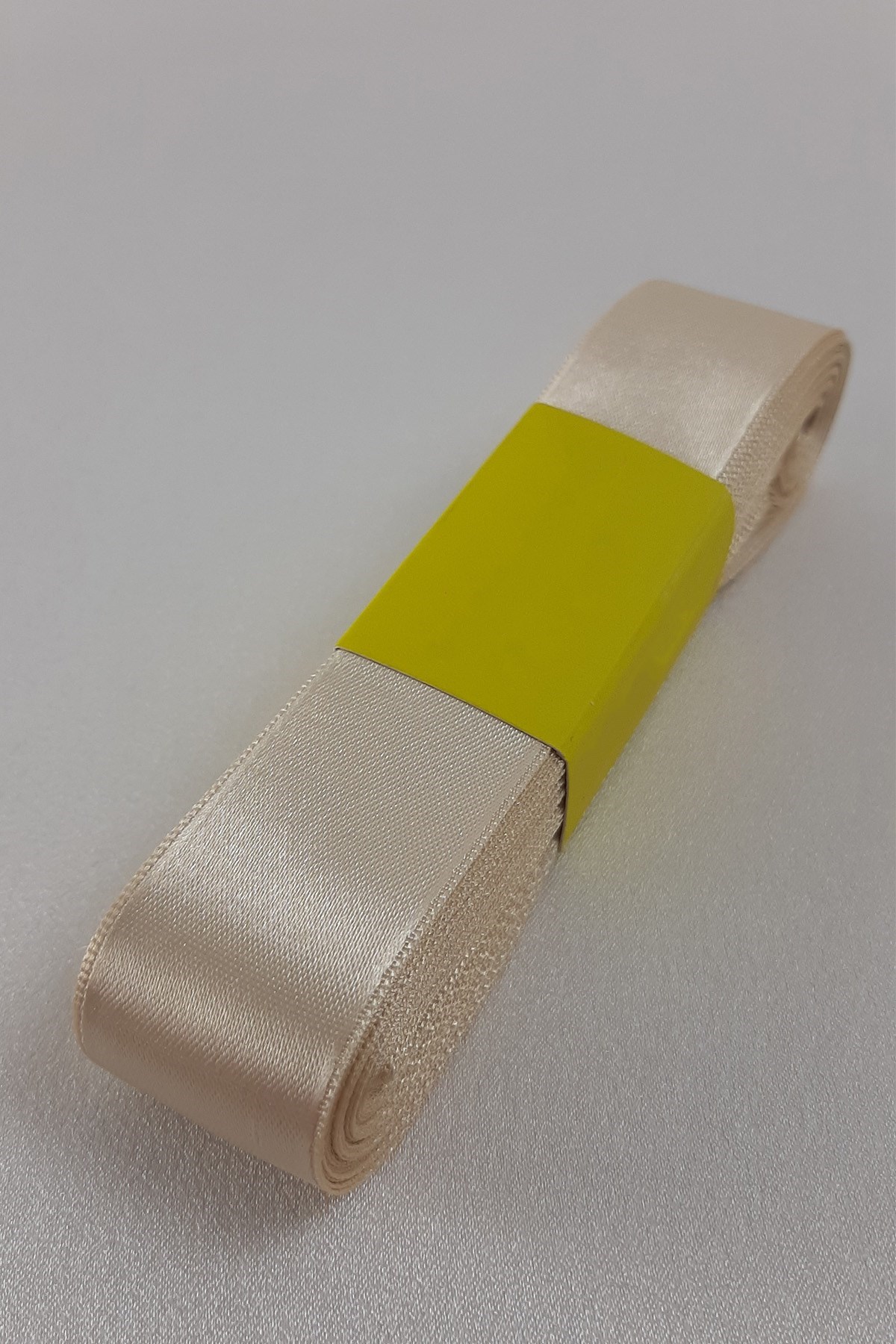 Bej Rengi Saten Kurdele 3 Cm